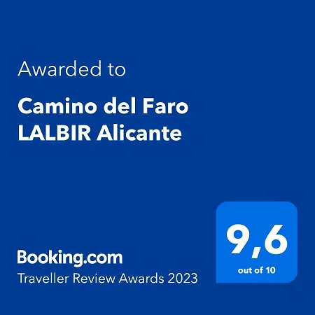 Camino Del Faro Lalbir Alicante El Albir